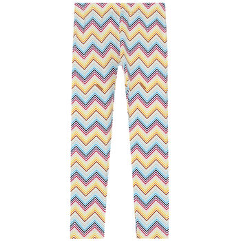 Girls Multi-Coloured Zigzag Leggings