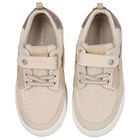 Boys Beige Boat Shoes, 1, hi-res
