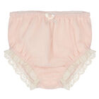 طقم فستان تول مطرز باللون الزهري, 1, hi-res