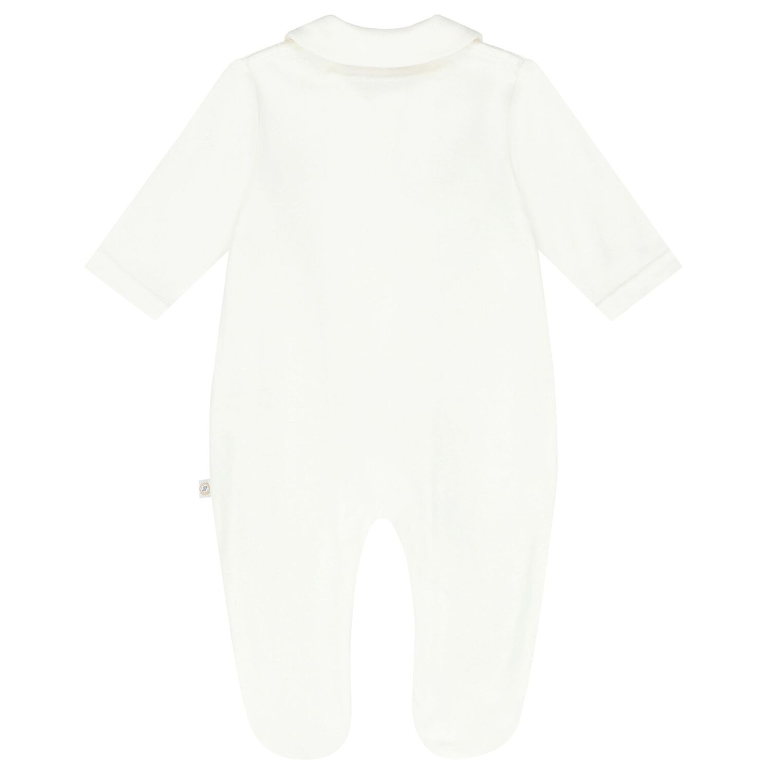 Baby Girls Ivory Bow Babygrow, 1, hi-res