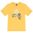 تيشيرت بشعار الأسد الملك باللون الأصفر, 1, hi-res
