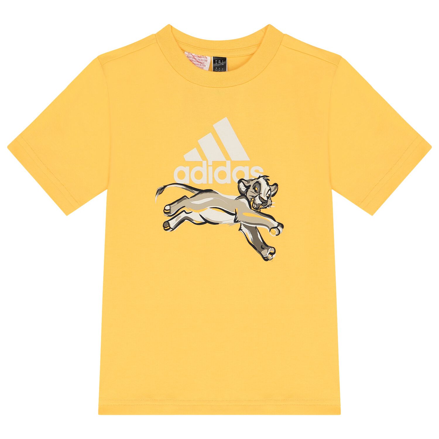 تيشيرت بشعار الأسد الملك باللون الأصفر, 1, hi-res image number null