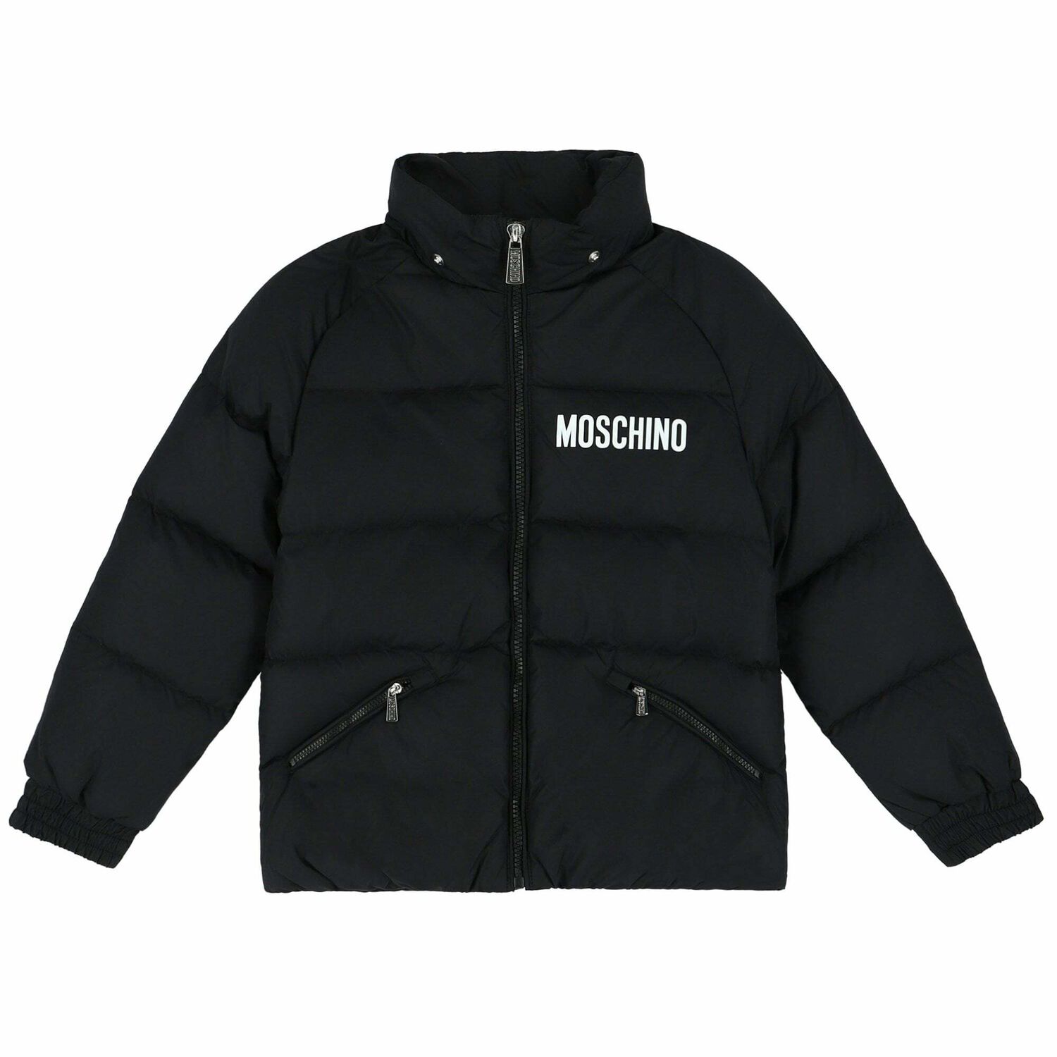 Black Padded Logo Jacket, 1, hi-res image number null