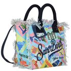 Girls Multi-Coloured Tote Bag, 1, hi-res