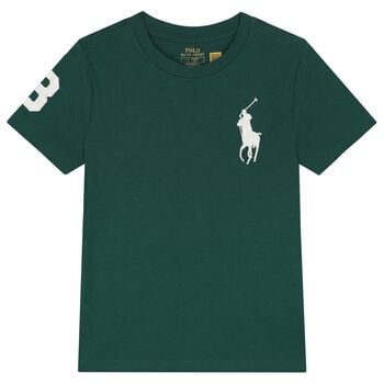 Boys Green Logo T-Shirt 