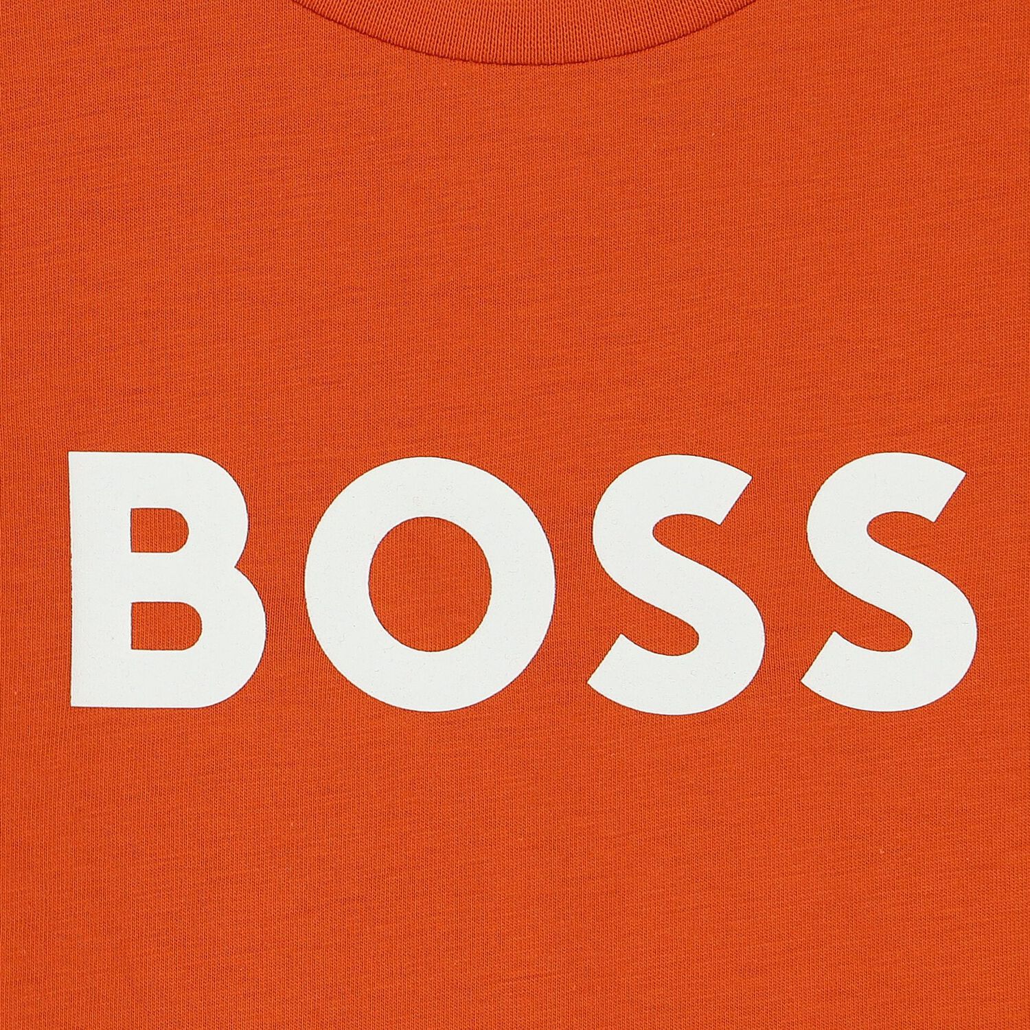 توب أولاد بأكمام بالشعار باللون البرتقالي, 1, hi-res image number null