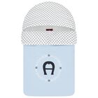 عش أطفال بشعار باللون   أزرق وأبيض, 2, hi-res