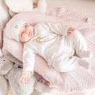 افرول بالشعار باللون الابيض والذهبى للبنات, 2, hi-res