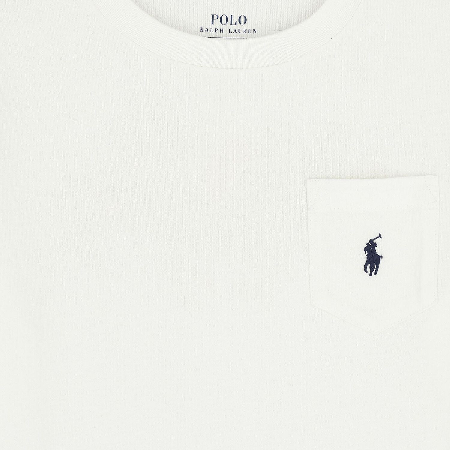 Boys White Logo Long Sleeve Top, 1, hi-res