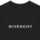 Boys Black Logo T-Shirt, 1, hi-res