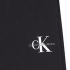 بنطال رياضي أسود بشعار للأولاد, 3, hi-res