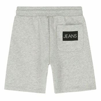 Boys Grey Logo Shorts