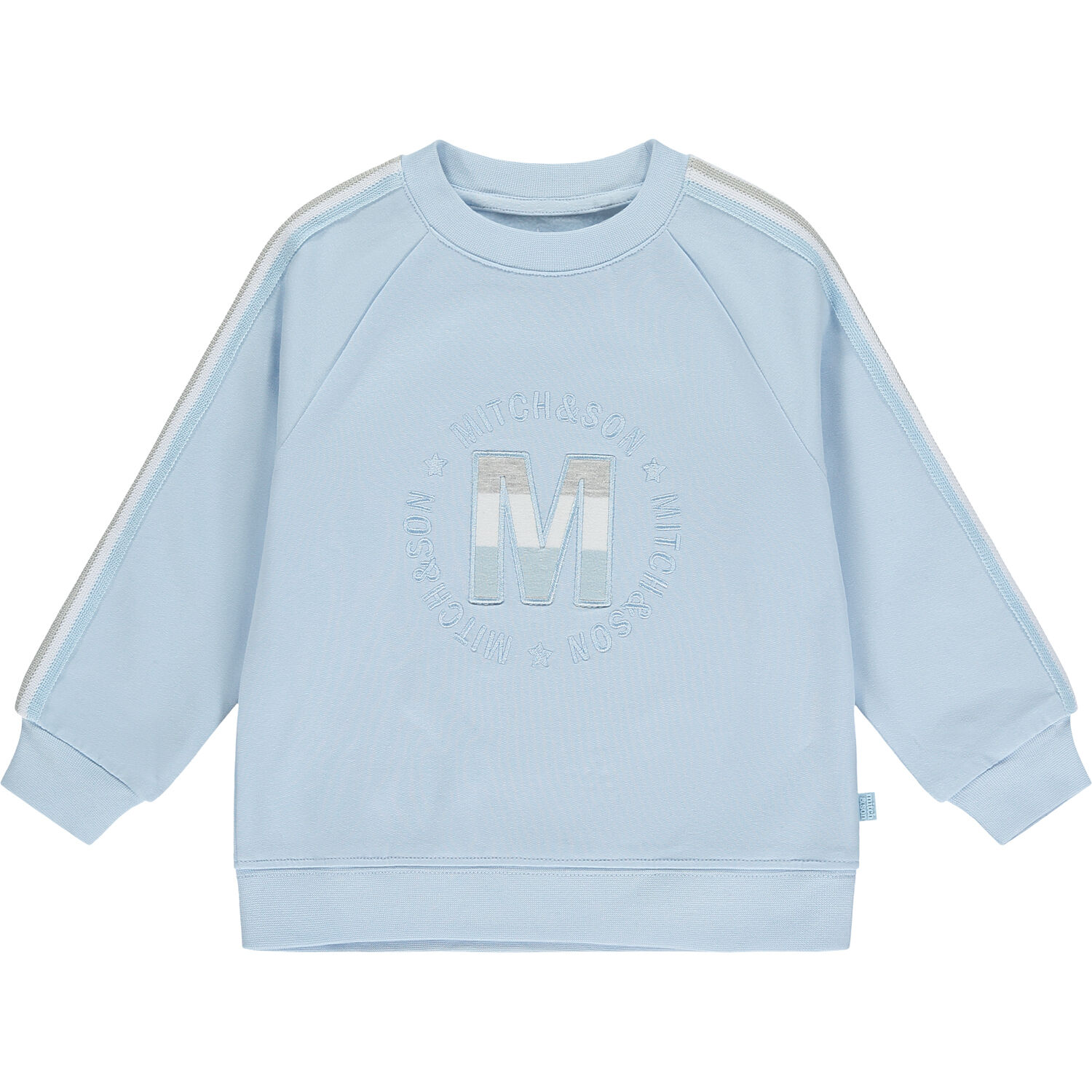 Boys Blue Logo Tracksuit, 1, hi-res