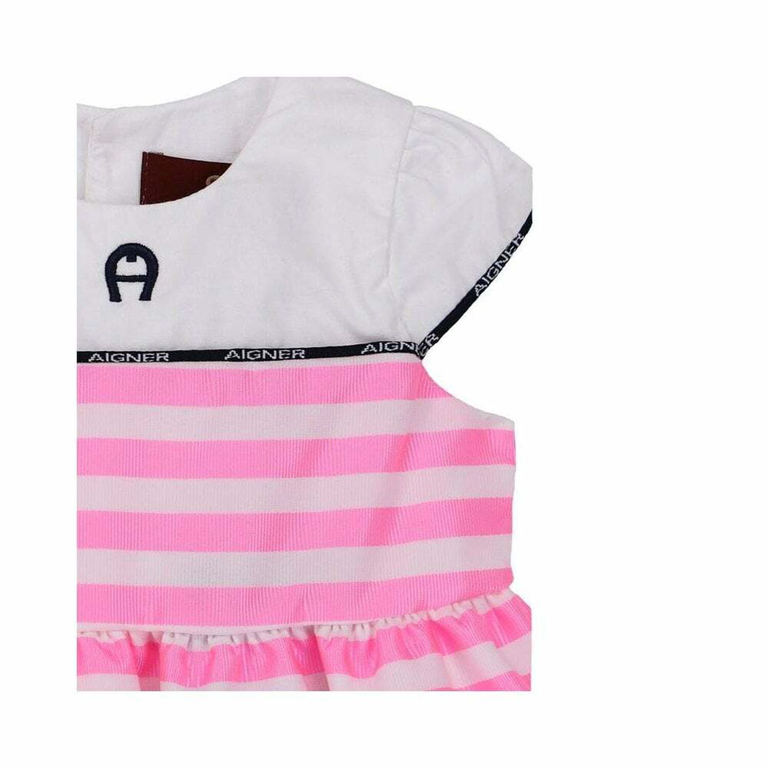 Pink & White Striped Dress, 1, hi-res