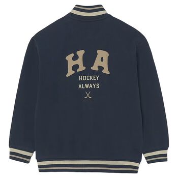 Boys Navy Blue Varsity Bomber Jacket