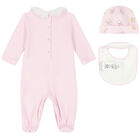 Baby Girls Pink Marie Babygrow Set, 1, hi-res