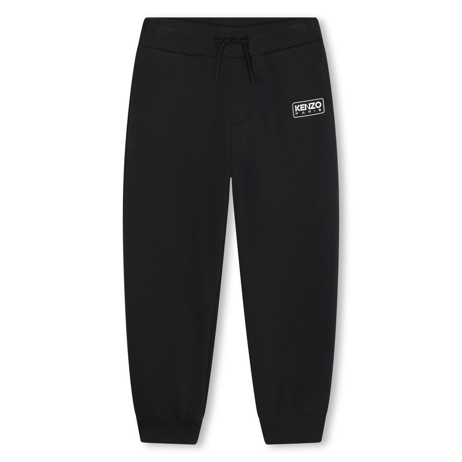 KENZO KIDS Black Logo Joggers Junior Couture UAE