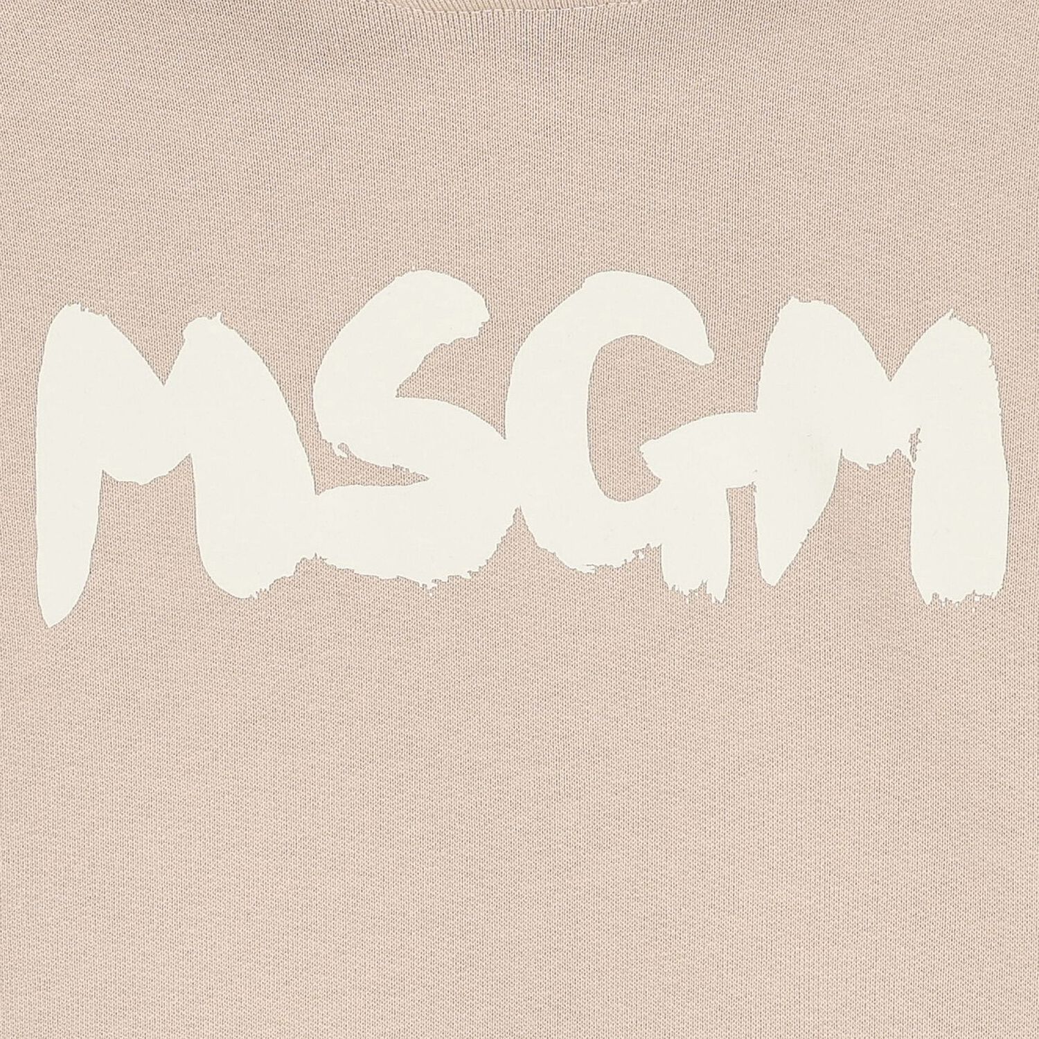 Beige Logo Hooded Top, 2, hi-res