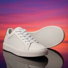 Girls White Logo Trainers, 1, hi-res
