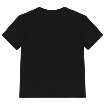 Boys Black Logo T-Shirt
