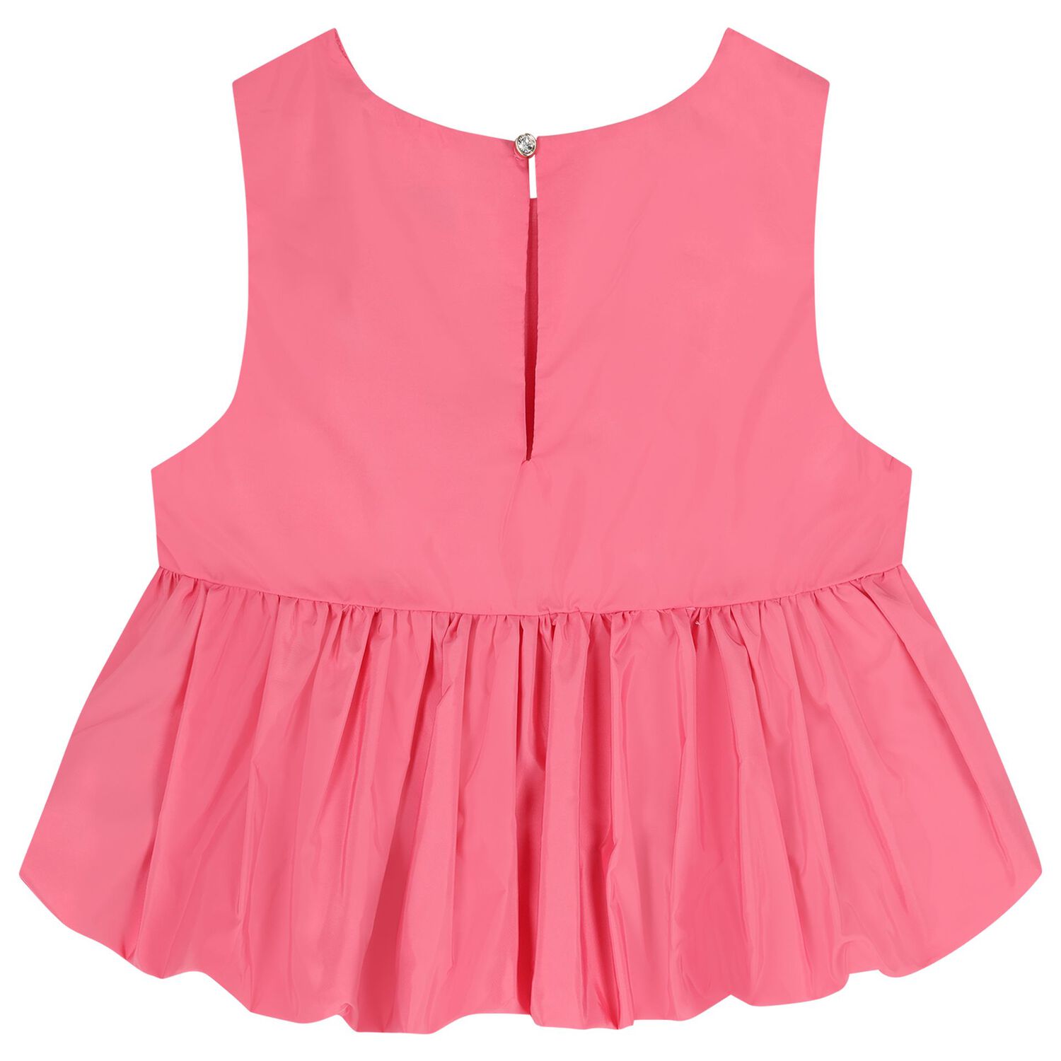 Girls Pink Bubble Skirt Set, 1, hi-res
