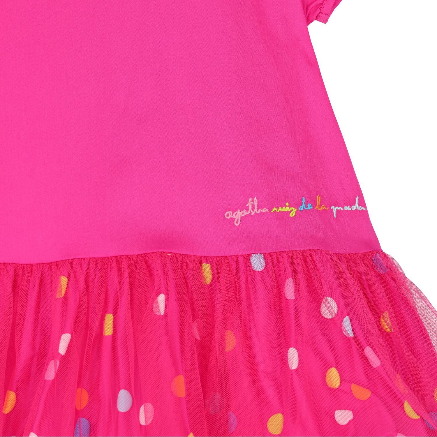 Girls Pink Tulle Dress, 1, hi-res image number null