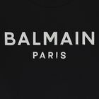 Boys Black & Silver Logo T-Shirt, 1, hi-res