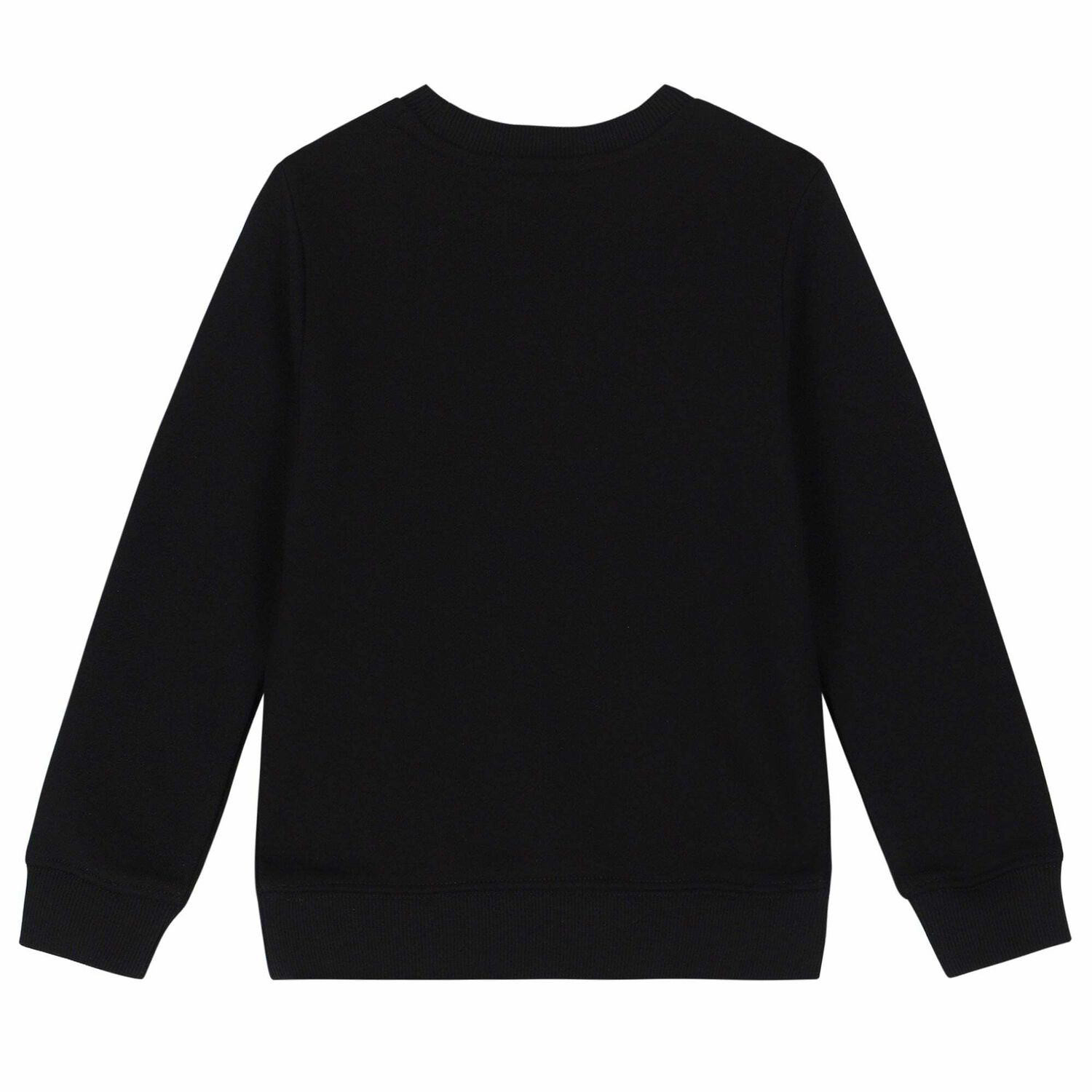 Boys Black Logo Sweatshirt, 1, hi-res image number null
