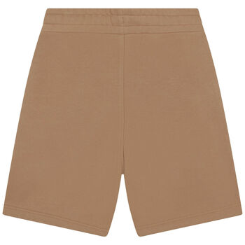 Boys Beige Logo Shorts