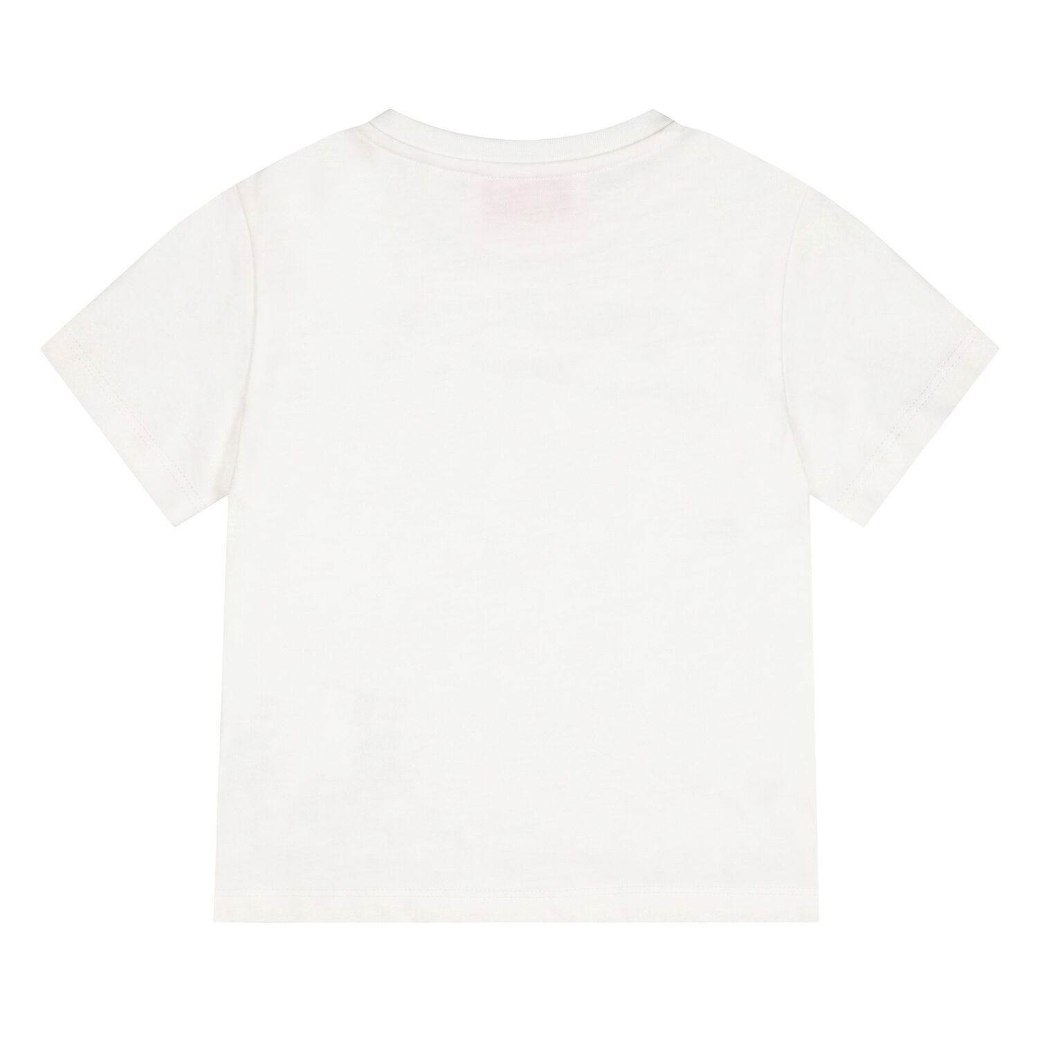 Younger Girls White Logo T-Shirt, 1, hi-res