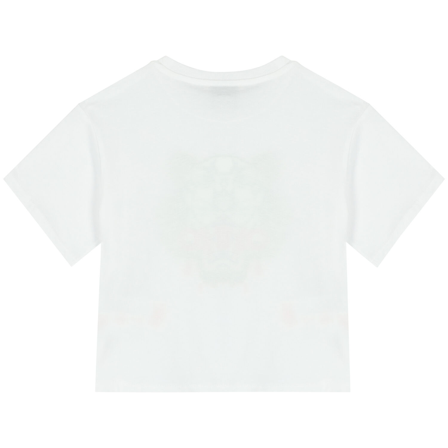 Girls White Tiger Logo T-Shirt, 1, hi-res image number null