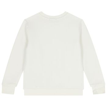 سويت شيرت للأولاد من بولو بير باللون الأبيض 