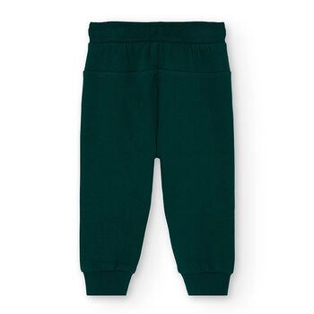 Boys Green Fleece Joggers