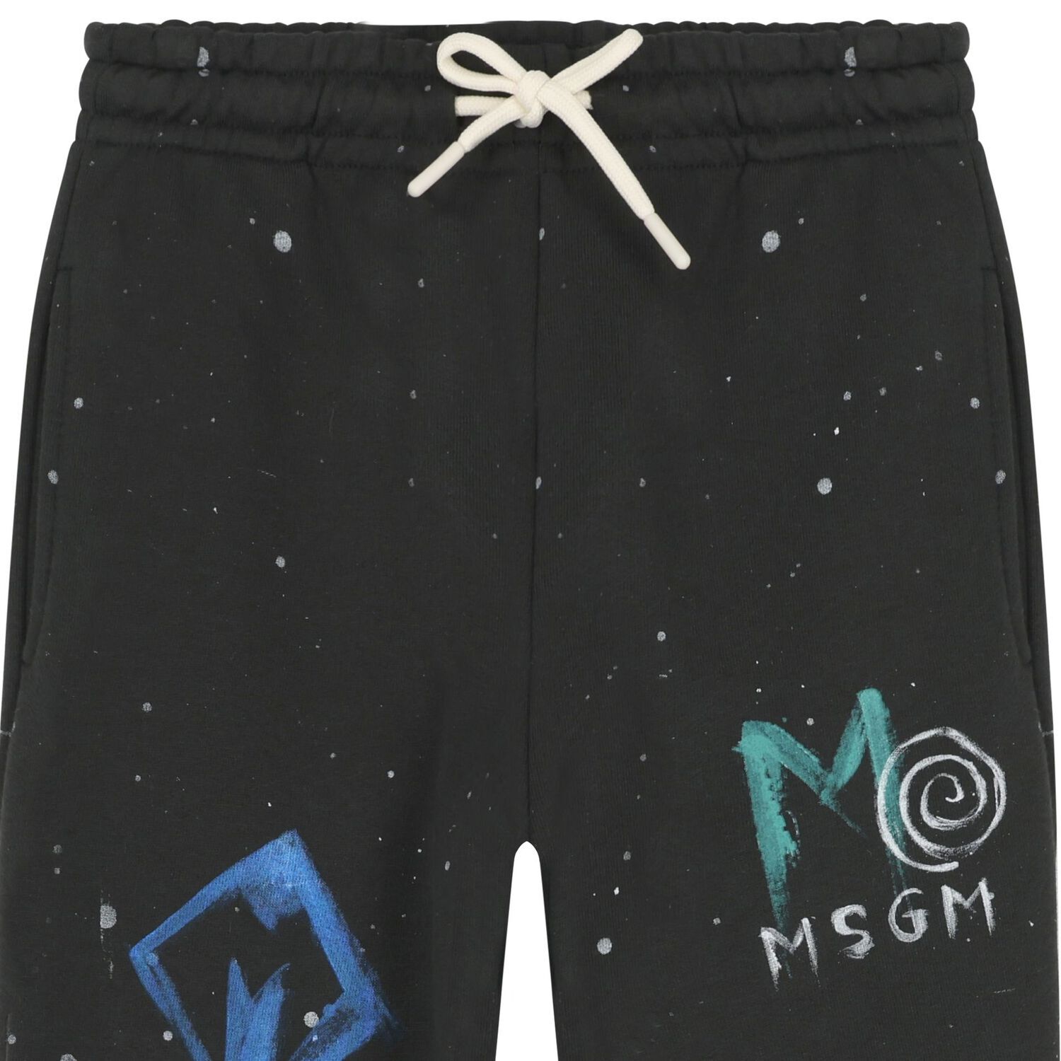 Boys Black Logo Joggers, 1, hi-res