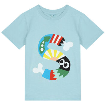 Boys Aqua Logo T-Shirt