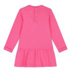 Baby Girls Pink Logo Heart Dress Set, 1, hi-res