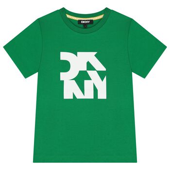 Boys Green Logo T-Shirt