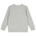 Boys Grey Tiger Logo Sweatshirt, 1, hi-res