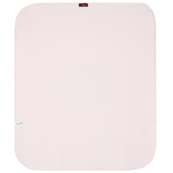 Baby Girls Pink, Ivory & Gold Blanket