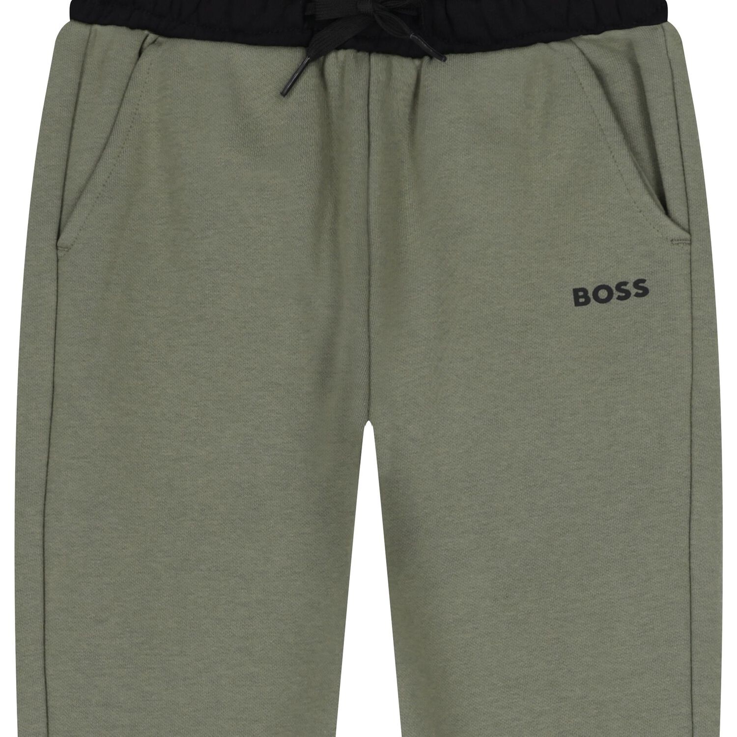 Boys Green Logo Joggers, 2, hi-res