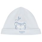 طقم هدية أفرول بطبعة نمر باللون الأزرق, 1, hi-res