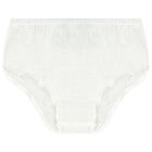 طقم بنات فستان باللون العاجي, 1, hi-res