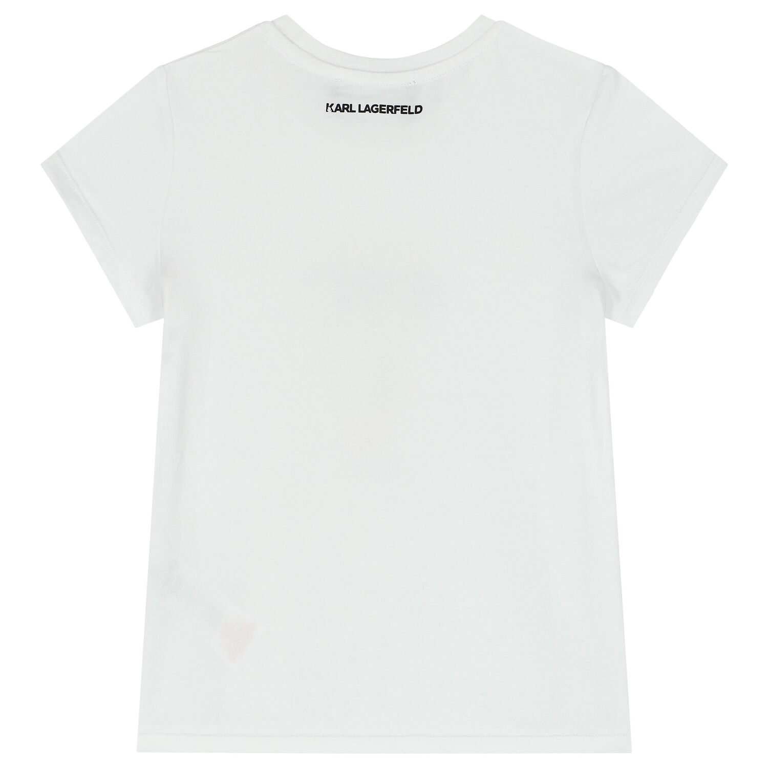 Girls White Logo T-Shirt, 2, hi-res