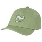 Younger Boys Green Chameleon Cap, 1, hi-res