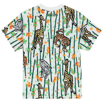 Boys White Bamboo T-Shirt