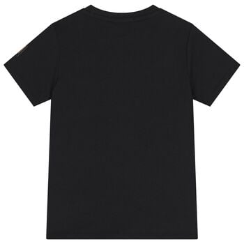 Boys Black Logo T-Shirt