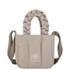 Girls Beige Logo Handbag ( 18cm ), 2, hi-res