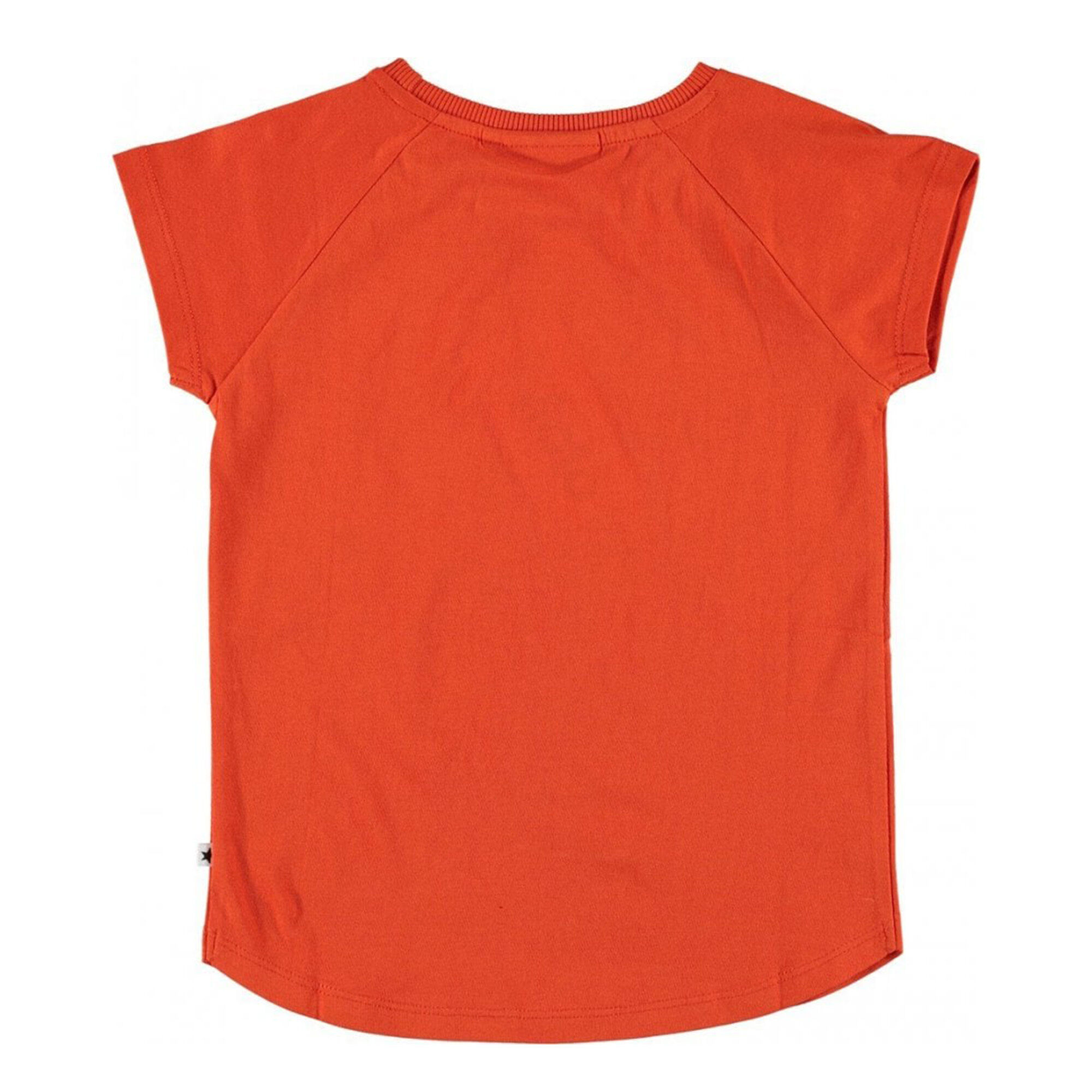 T-shirt NEXT Fille Orange Coton 3-4 Ans - Manches Courtes, Motif Lapin