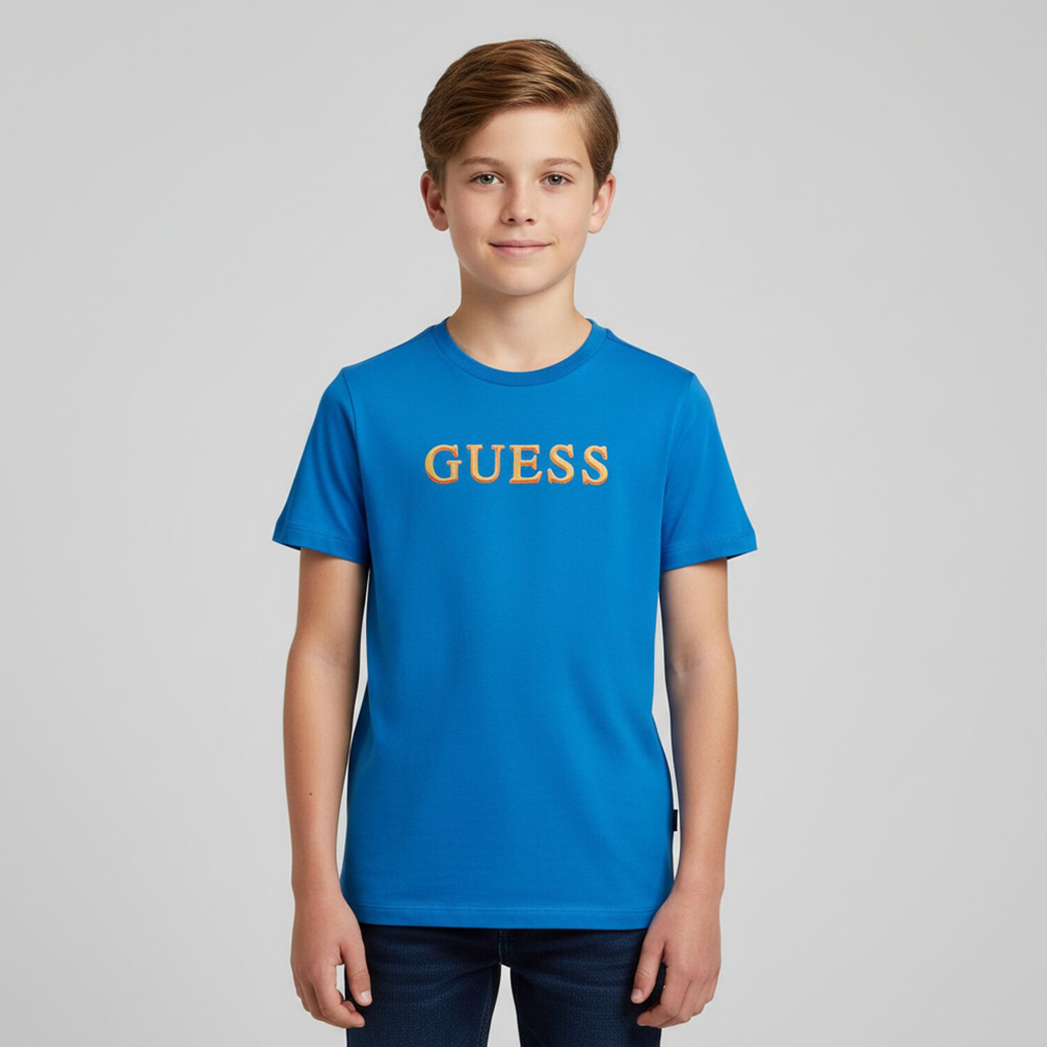 Boys Blue Logo T-Shirt, 2, hi-res