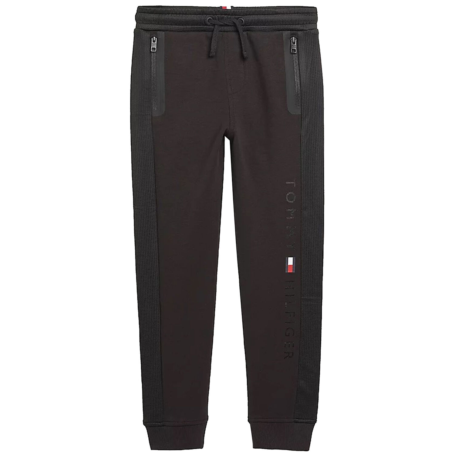 Boys Black Logo Joggers, 1, hi-res